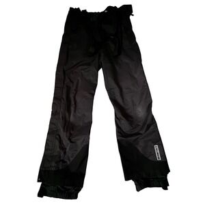 Obermeyer‎ Womens Black Insulated Ski Bib Snow Pants Suspenders Size 12 Winter